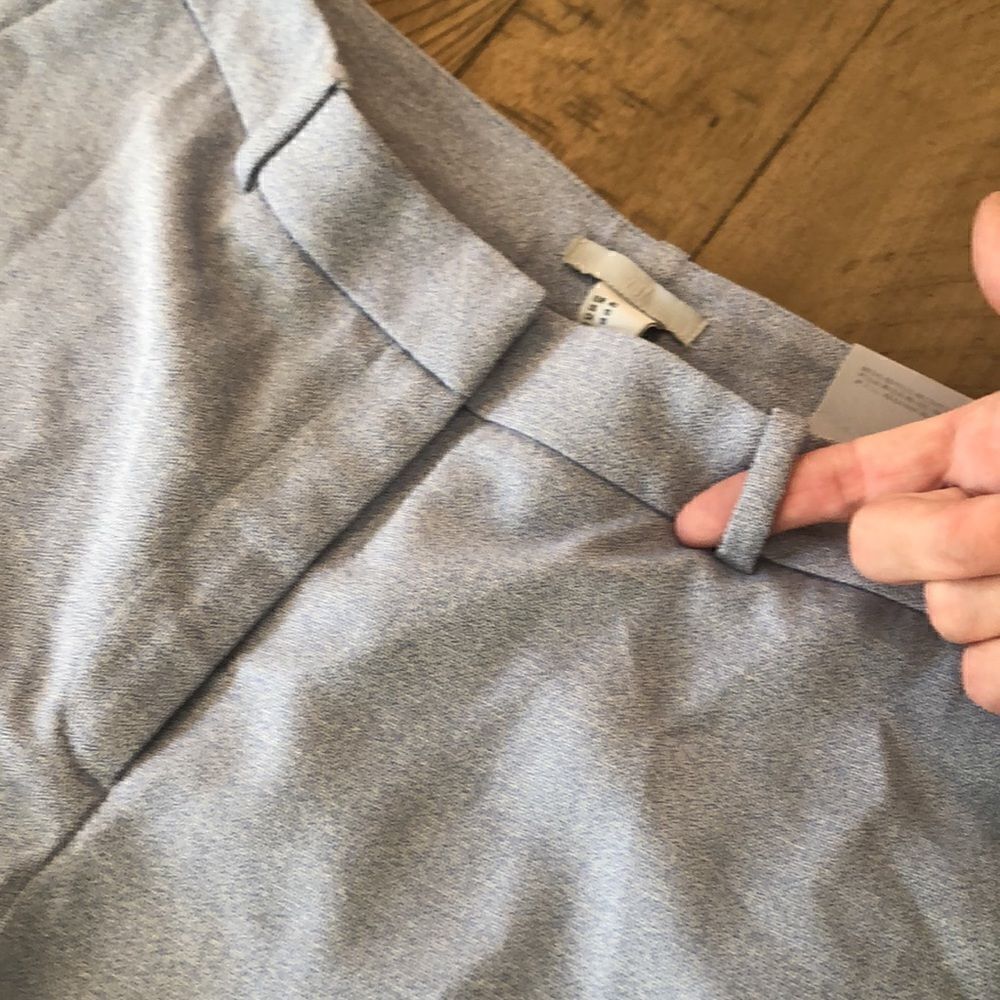 NWT Coupe Etroite 🇫🇷 4 Pocket Slim Pants in Ice 🧊 Blue w/Elastane Stretch - Picture 12 of 17